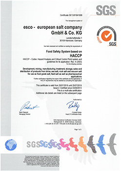 HACCP certifikát