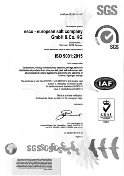 ISO 9001 certifikát