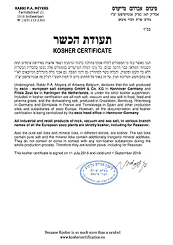 Kosher certifikát